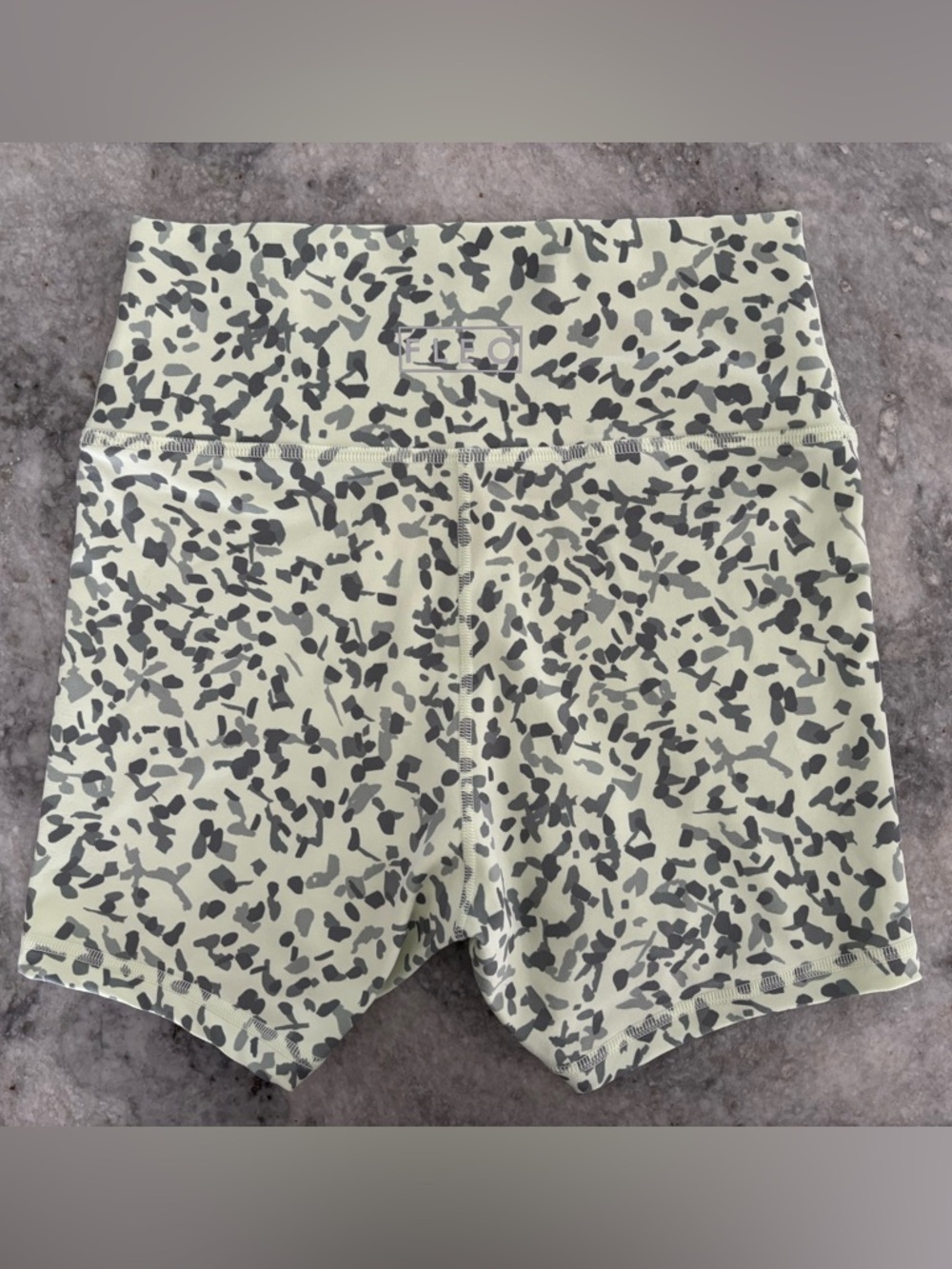 Fleo True High Shorts | Lime Confetti